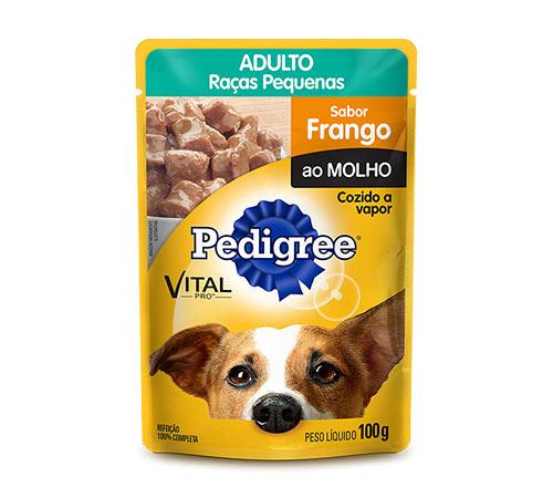 PEDIGREE® Sachê Adulto Raças Pequenas Sabor Frango ao Molho